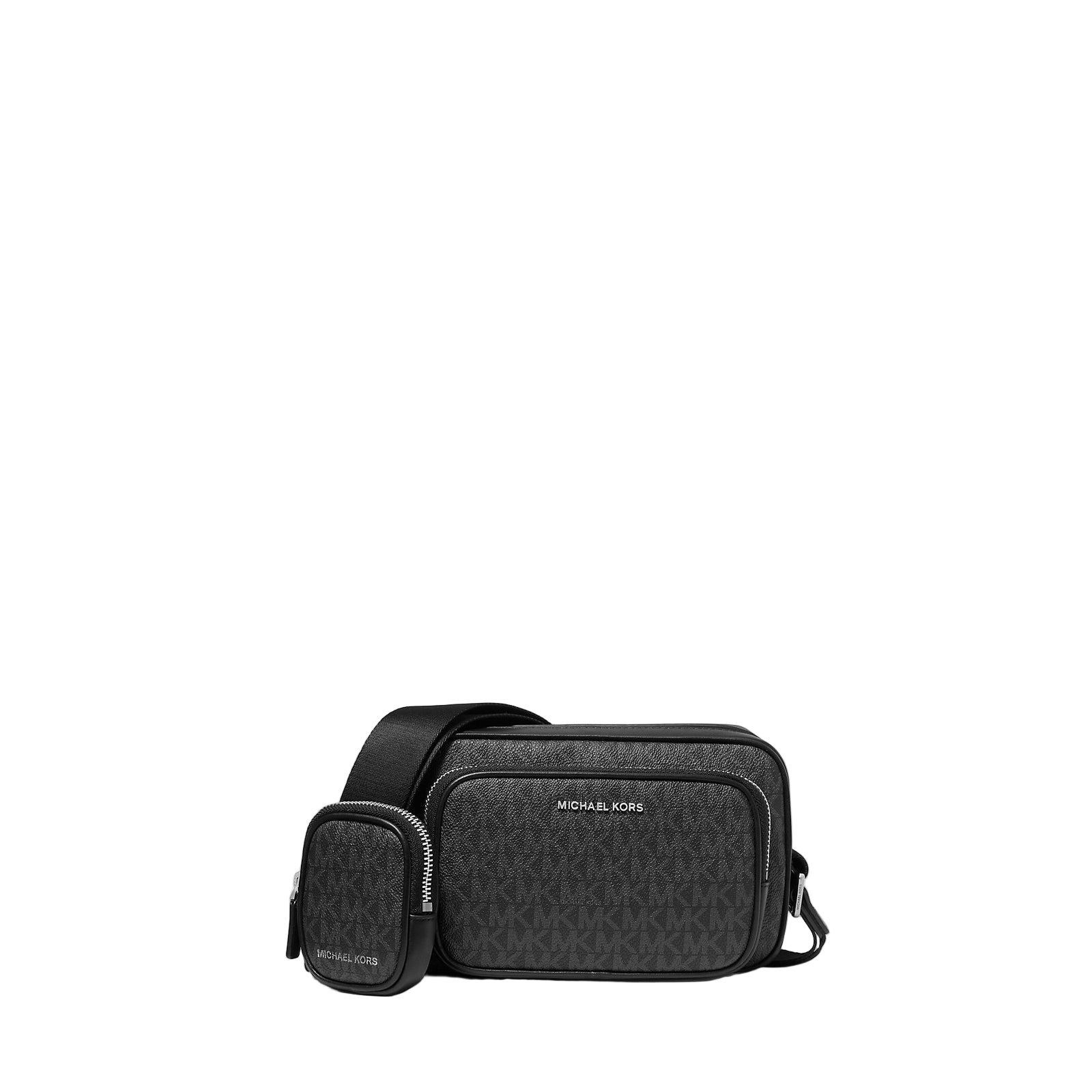 Michael Kors Hudson MK logo camerabag