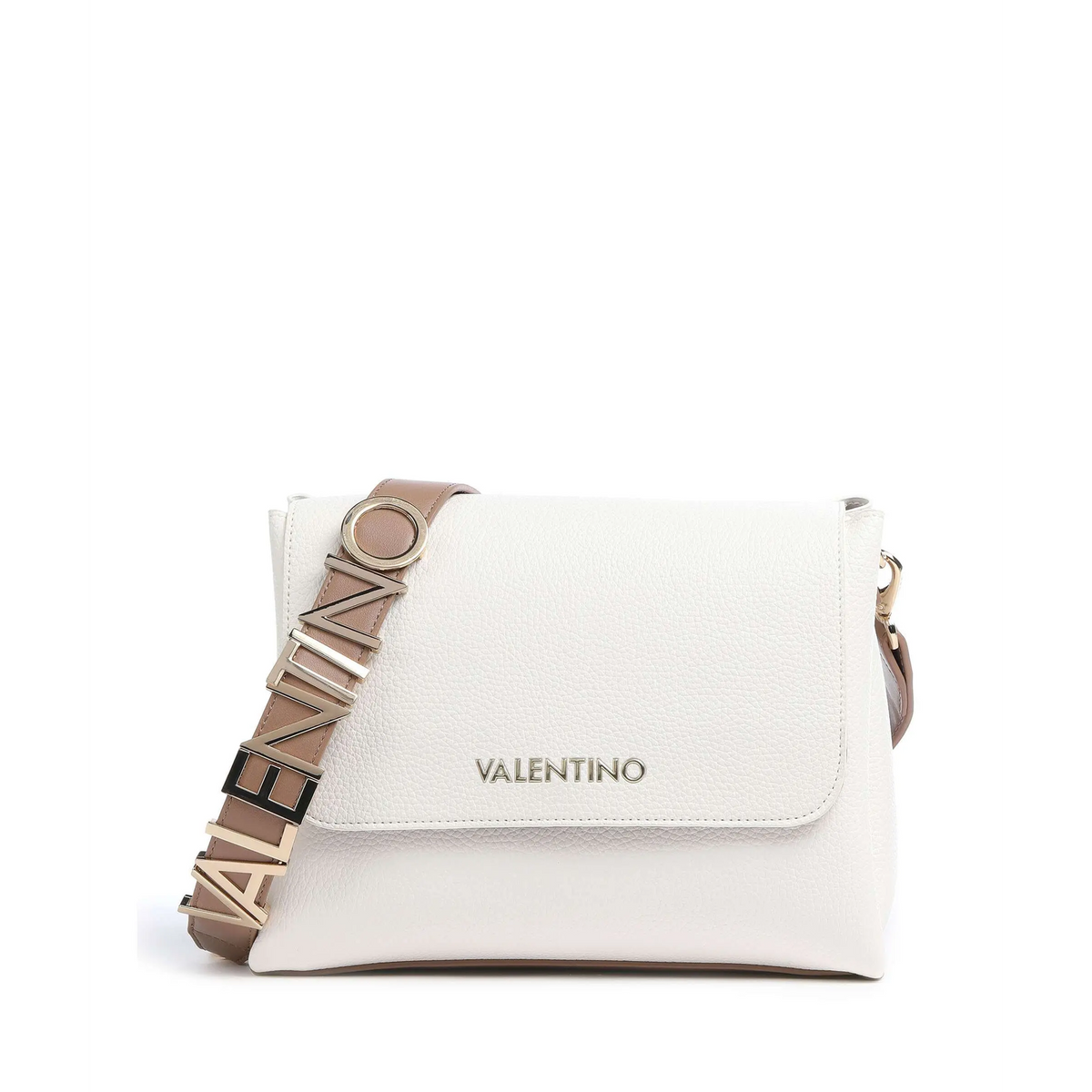 Sac Bandoulière Valentino Fran Flap Bag Cipria - Rose, Polyuréthane, Neuf Avec étiquettes