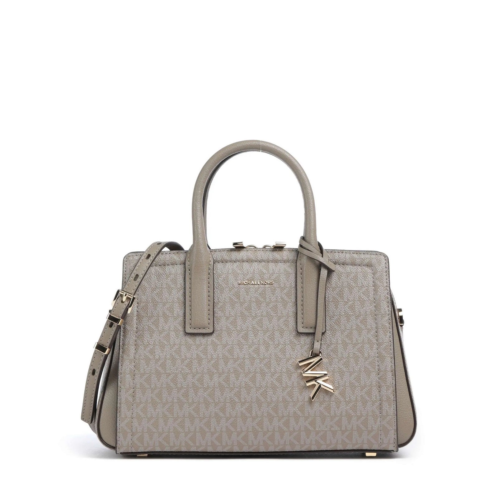 Handbag Sac Michael Kors Taupe Leather Michael Kors Gris Michael