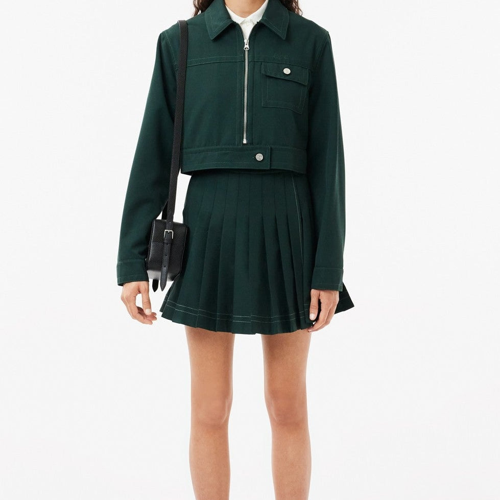 Lacoste Chantaco quilted leather shoulder bag